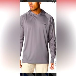 Columbia Omni-wick Hooded Long Sleeve Shirt
